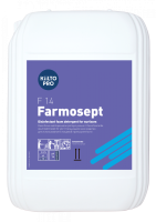 F 14 Farmosept сильнощелочное пенное моющее средство без хлора, KiiltoClean (10 л.)